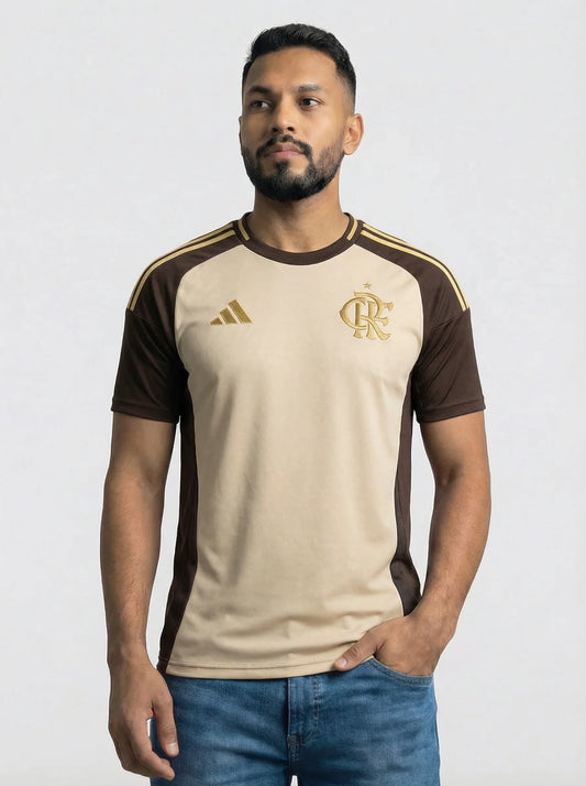 Camisa Flamengo Treino Bege 26/27