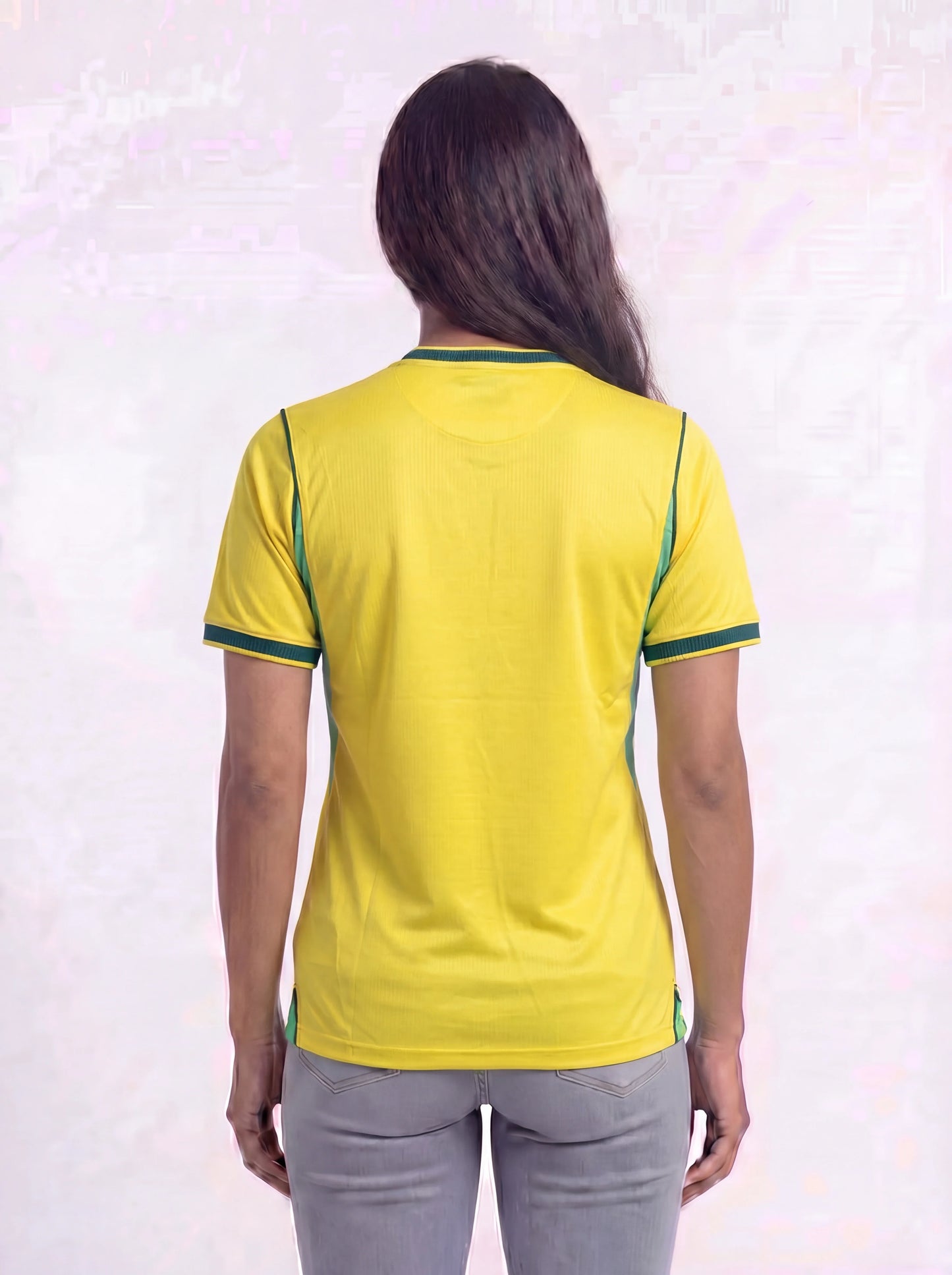 Camisa Feminina Seleção Brasil Amarela I 26/27